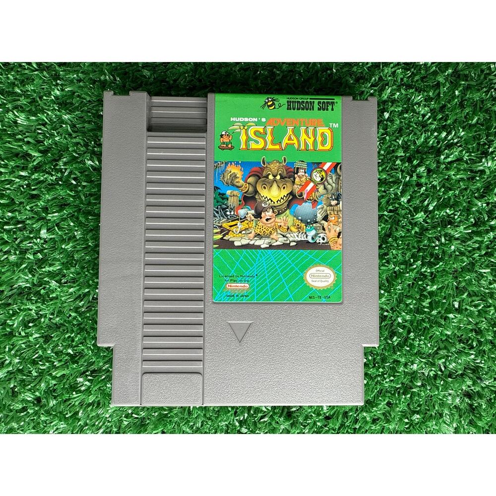 Adventure Island (Nintendo Entertainment System, NES, 1986) Authentic w/ Manual